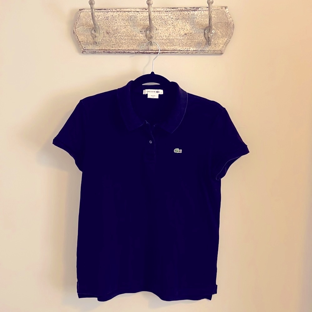 Lacoste Black Polo Shirt